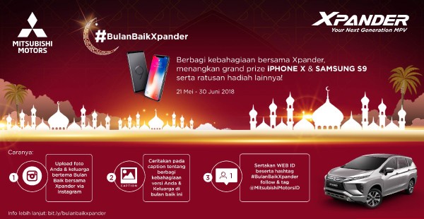 Menangkan Iphone X dengan Mengikuti Kompetisi Foto #BulanBaikXpander