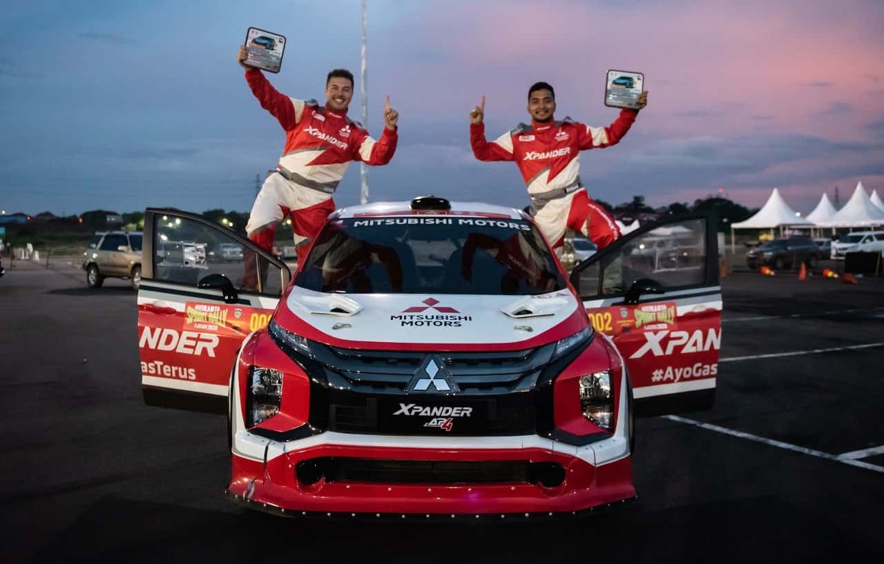 Mitsubishi Xpander AP4 Raih Juara Umum di Ajang Perdana Sprint Rally