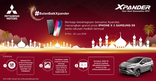 Menangkan Iphone X dengan Mengikuti Kompetisi Foto #BulanBaikXpander