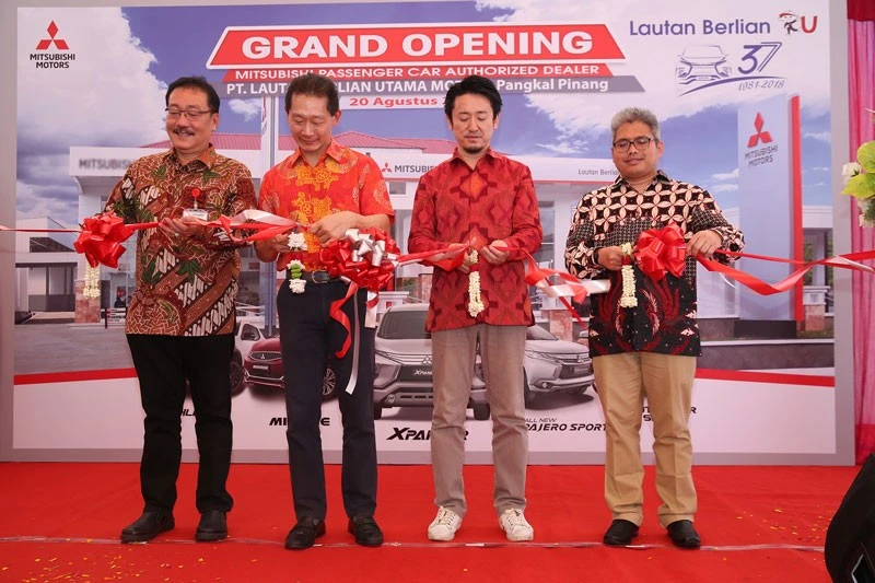 Mitsubishi Motors Resmikan Diler Kendaraan Penumpang Pertama di Pangkal Pinang