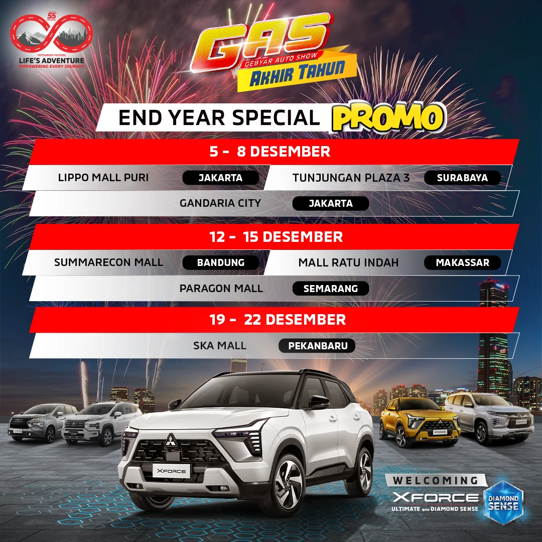 Jadwal Pameran Mitsubishi Motors Desember 2024