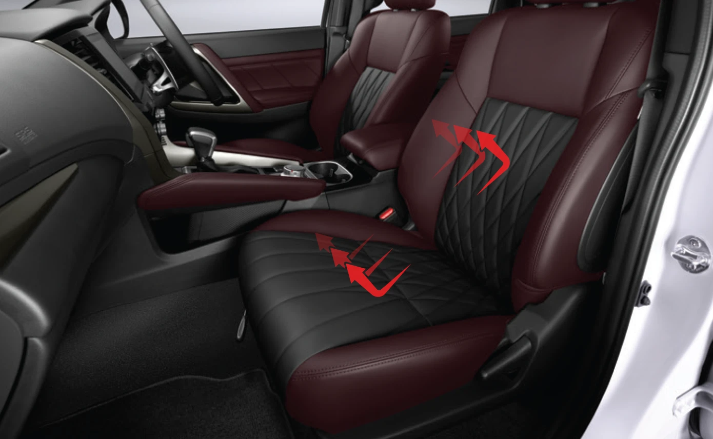 Synthetic Leather Seat With Heat Guard